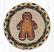 LC-111 Gingerbread Man Round 7 inch Trivet