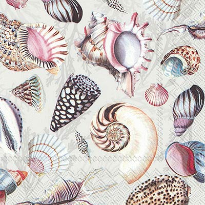 Shells of the Sea Paper Luncheon Napkins