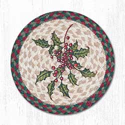 Holly Braided Tablemat - Round (10 inch)
