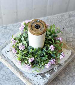 Pink Late Bloomer Candle Ring