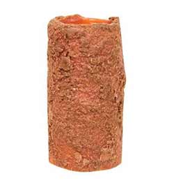 Orange Battery Pillar Candle - 4 x 2 inches