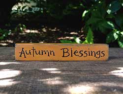 Autumn Blessings Mini Stick Shelf Sitter