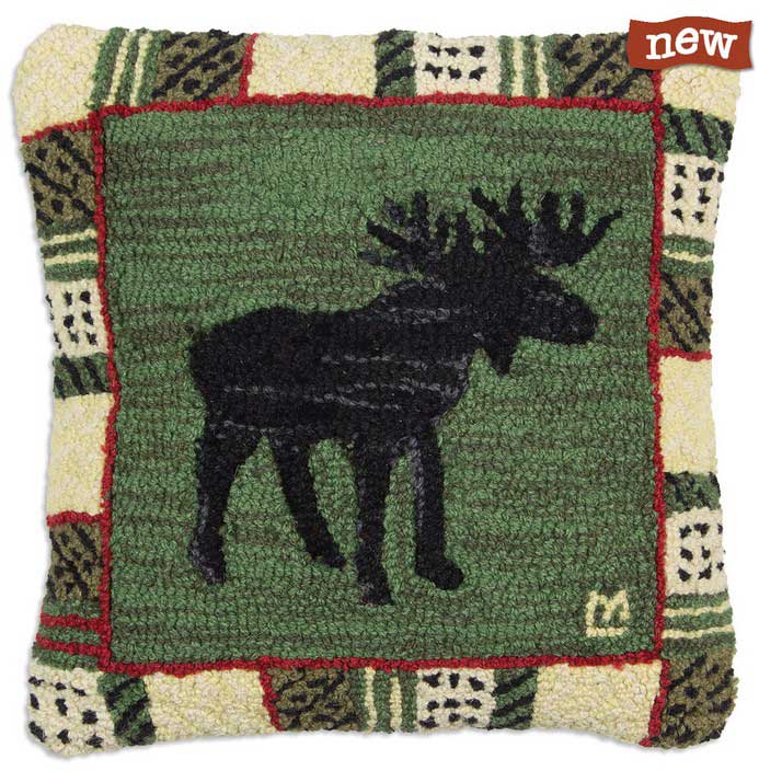 Chandler Four Corners Wool Hooked Rug, Stay