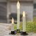 Rustic White Timer Taper Candles