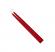 6 inch Sweetheart Red Mole Hollow Tiny Half Taper Candles