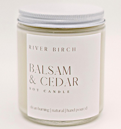 Balsam & Cedar Soy Jar Candle