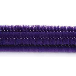Purple Chenille Stems, 6 mm (25 pack)