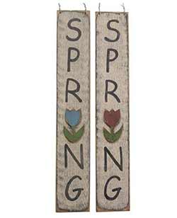 Spring Vertical Sign