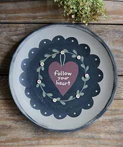 Follow Your Heart Plate