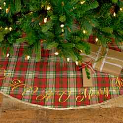HO HO Holiday 48 inch Tree Skirt