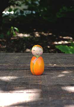 Pumpkin Baby Art Doll